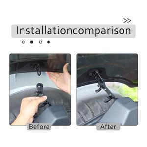 [누리정비]도요타 FJ 크루저 2007-2021 용 탄소강, 자동차 뒷창 유리 지지대 브레이스 브래킷, 외부 개조