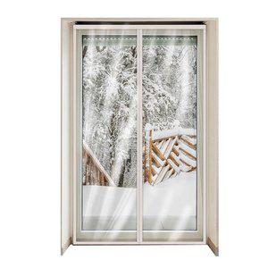 B삼정056화이트 보온 자석 방풍 비닐커튼 중100x210 (WFHU649)