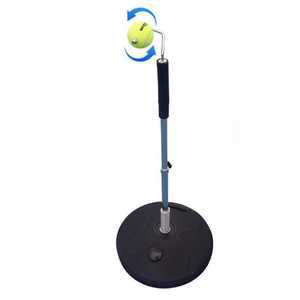 휴대용 테니스 스윙연습기 셀프 정구 포핸드 백핸드 서브 연습 훈련 트레이너 높이조절