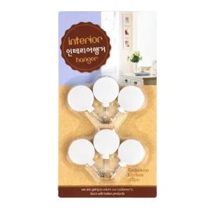 B인테리어 바둑알 미니행거 6P (WFHU2NF)