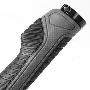 텍트 자전거 자전거 바엔드 손잡이 핸들그립 그레이-WF292AC