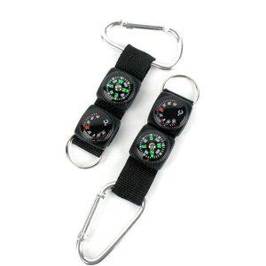 고품질 멀티온도계 재난대피 다기능 카라비너 온도계 나침반 나침반돋보기 고리나침반 (WFHV7VP)