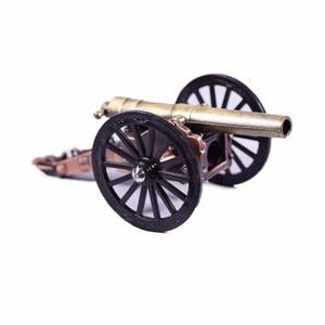 온애이 엘리트 보물 금속 다이캐스트 남북 전쟁 대포 샤프너 미니어처 희귀 수집품 피규어 연필 군사 기념품