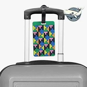 여행용 실리콘 이름표 미니퍼즐 스타일 골프백-WFHKGAB