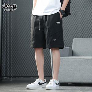 JEEP 지프 남자 오버핏 썸머쿨 캐주얼 트레이닝 반바지