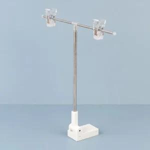 4단 길이조절식 자석형 T자 꽂이/메모/집게/카드/명함/홀더/명찰/클립/이름/종이/아크릴/게시판/스탠드