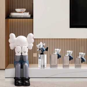 대형 카우스피규어 베어브릭 아트토이 홀리데이 장식