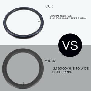 6인치 휠 2.25/2.50-19 Surron Light Bee X 전기 크로스 컨트리 자전거 SUR-RON 내부 타이어 1PC 용 Reubbe