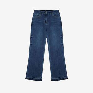 [갤러리아] [SI]워싱 밑단 포인트 데님 팬츠(SHK2012CPP)