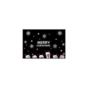 스티커 크리스마스 크리스마스가랜드 눈사람 (3YfwZ)