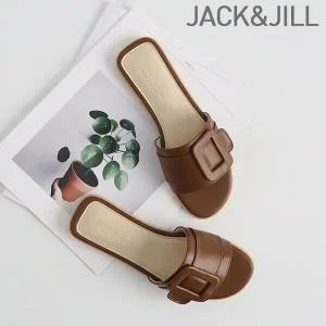 모던시크 사각 벨트 장식 슬리퍼(JB1Z343)