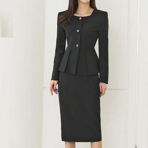 [다잇템]여자 백슬릿 아나운서 봄정장 스커트_P335734402