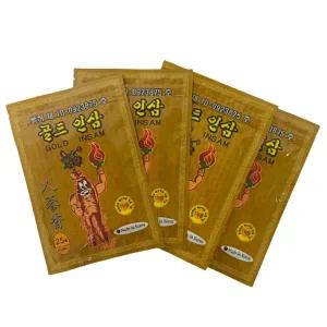 한방 골드 인삼 패드 25매 x 4팩 / 한일 자석 파스 등 허리 무릎 관절 100매