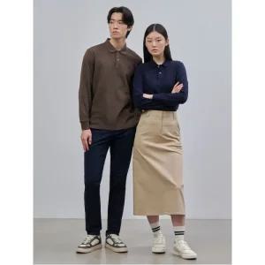 [빈폴멘] [Essential] 수피마코튼 피케 티셔츠  네이비 (BC4741E01R)