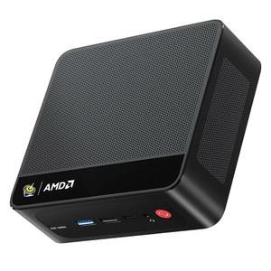 Beelink SER5 MAX 미니 PC AMD Ryzen 7 6800U(8C/16T 최대 4.7GHz) 24G LPDDR5 RAM 500GB PCIe4.0 SSD 컴퓨터 지원 4K 트리플 스크린 디스플레이/WiFi6/BT5.2/10