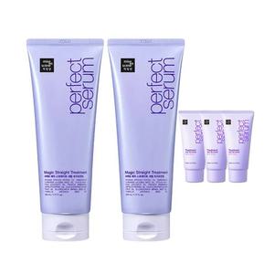 미쟝센 퍼펙트 매직 스트레이트 세럼 트리트먼트 230ml, 2개 + 증정 (세럼 매직스트레이트 트리트먼트 30ml, 3개)