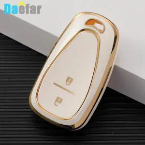 차키케이스 2 3 버튼 TPU 자동차 원격 스마트 키 케이스 커버 쉐보레 크루즈 스파크 카마로 볼트 트랙스 말