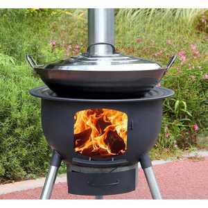 장작 난로 쓰레기 소각로 신문 폐지 산업용 수거함