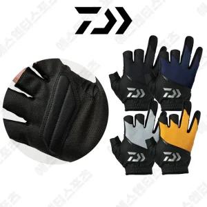 다이와 DAIWA 2025 낚시 3컷 장갑 손바닥 패드 UV 차단 글러브 DG-2025