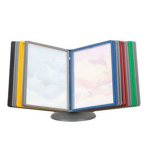 파일 파일꽂이 보드 가능 전시 회전 리프 수납 스탠드 자료꽂이 테이블