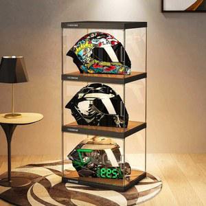 블랙박스 수집 오토바이 전시 상자 30L 디스플레이 헬멧 피규어 전모 올블랙 탄소강 진열