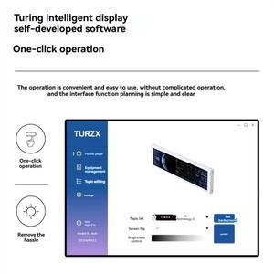 8.8인치 IPS 모니터를 갖춘 내구성이 뛰어난 스마트 디스플레이 케이스 - CPU, GPU, RAM 모니터링을 위한 T