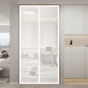 여름 출입구 문 모기장 100x210cm 자석 화이트 현관 차단 벌레 해충 방충망