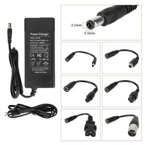 전기자전거 전동킥보드 36V 배터리용 42V 2A 충전기 어댑터+6단자