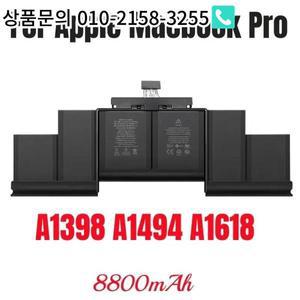 배터리  애플 맥북 프로용 13 인치 A1502.A1582.A149315 A1398.A1494.A1618