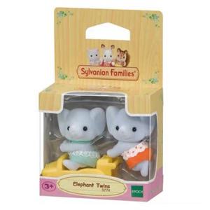 Sylvanian Families 애니메이션 소녀 피규어 Calico 동물 가구 세트 ternurines 정통 코끼리 쌍둥이