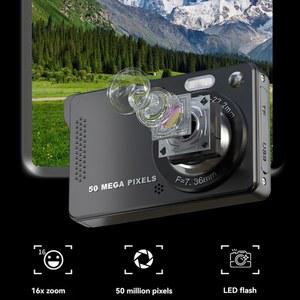 LL M08 디지털 소형 레트로 32G CCD 기계 학생용 카메라 복고풍 캠퍼스 블랙 휴대용 메모리가 장착된 엔틱 카드