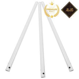 3pcs 천장 팬 막대 내구성 두꺼운 소재 듀얼 홀 긴 다운로드 액세서리 체인 호환 가능