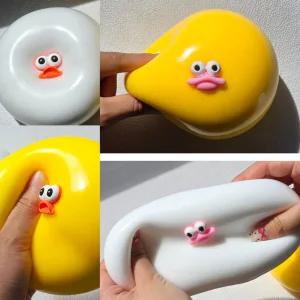 메가오리 빵떡이 빅 주물럭(대-10cm) 눈과 잎을 떼였다 붙였다 스트레스볼 스퀴시볼 말랑이 장난감 말랑빵떡이