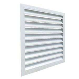 주문제작 갤러리창문 알루미늄샷시 루버 셔터 외벽 환기창 실외기실 창틀 화이트홀 창문