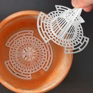 5P 화분 배수망 원뿔형 3호 깔망 물빠짐망 거름망