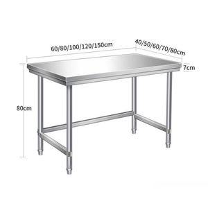 스테인리스 304SUS 탁자 이동형 포장대 단층 제전 작업대 식당