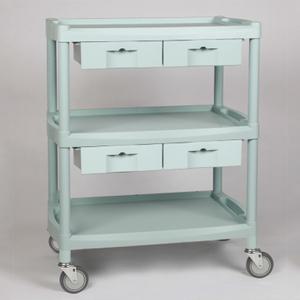 [열린세상] 다용도 병원 드레싱 3단 서랍 4칸 높은 이동카트 Y-301KH