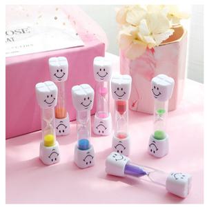 미소 덴탈 3분 아이 양치 시간 모래시계 타이머 유아/어린이11개 색상랜덤