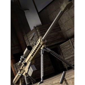 바렛 너프건 전동 M82A1 포슬린 30CM 슬링백 에어소프트건 샌드베 4M
