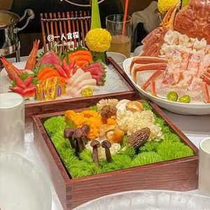 회 사각 트레이 원목 사시미 일식 식당 플레이팅 접시