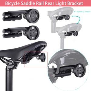 자전거리어랙 가민 바리아 레이더 액션 카메라용 자전거 미등 새들 지지대 미끄럼 방지 레일 마운트 충격