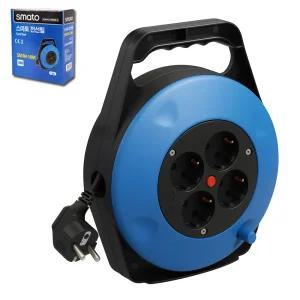 전기안전인증받은 10M 스마토 4구 미니전선릴 R4-10S