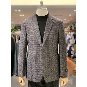 [킨록바이킨록앤더슨](광주신세계)킨록 24년 FW LANIFICIO ROMA 이태리 수입원단 그레이 잔체크 캐주얼 ...