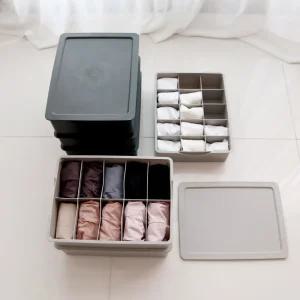 속옷정리함 10칸 15칸 칸칸이 수납 옷장 드레스룸 서랍장 정리용품 보관함 양말 팬티 공간절약