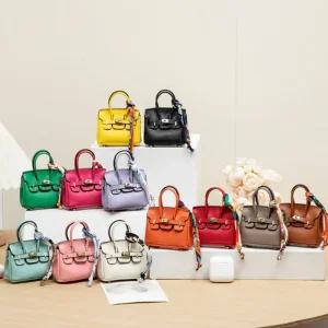 미니백 키링 미니 가방 열쇠고리 자동차 백꾸 명품 키홀더 꾸미기 가죽 백참