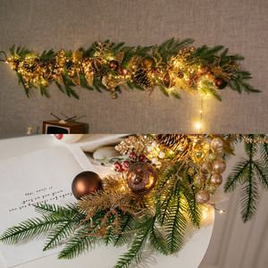 크리스마스 가랜드 벽장식 LED 베이거스세로 센터피스 170cm 소품 벽걸이 데코