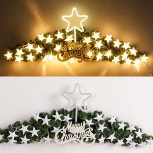 크리스마스 장식 가랜드 센터피스 플래시별 100cm 소품 테이블 벽걸이 데코