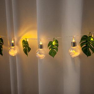 크리스마스 가랜드 벽장식 LED 스노우 플라워 180cm (DIY) 소품 벽걸이 데코 행사