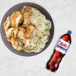 네네치킨 치즈스노윙반쇼킹핫반+콜라(1.25L)+감자