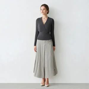 [롯데백화점]티뷰 브이넥 돌먼 랩 니트_V5C-MKN002